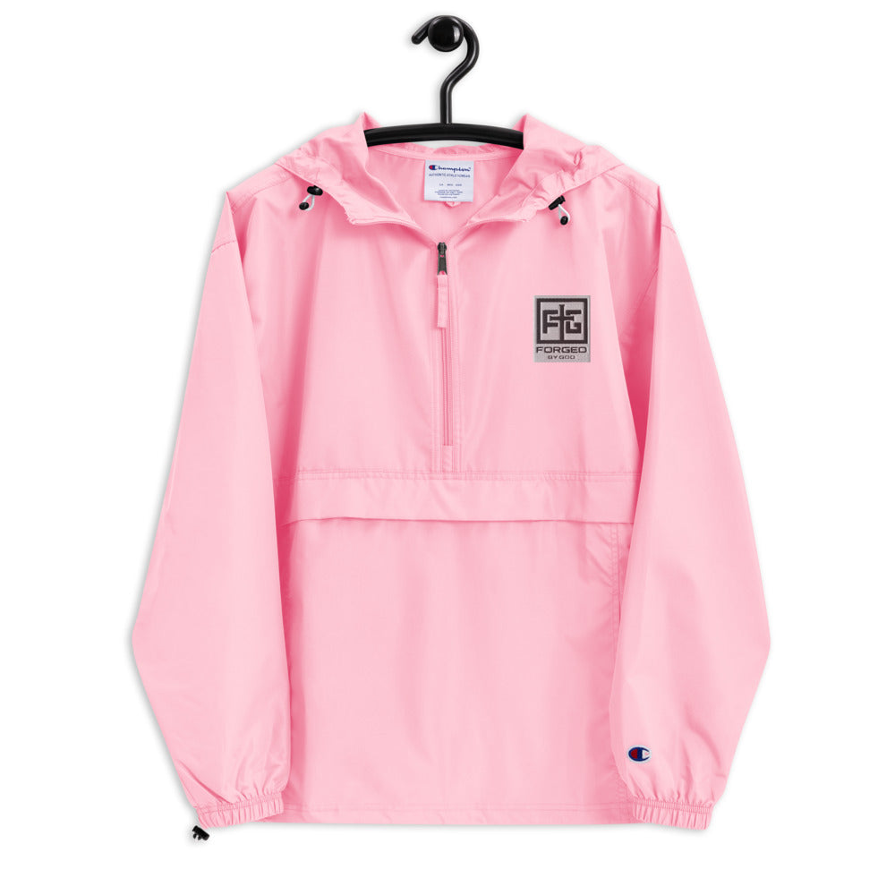 Forged by God Signature Embroidered Champion Packable Jacket