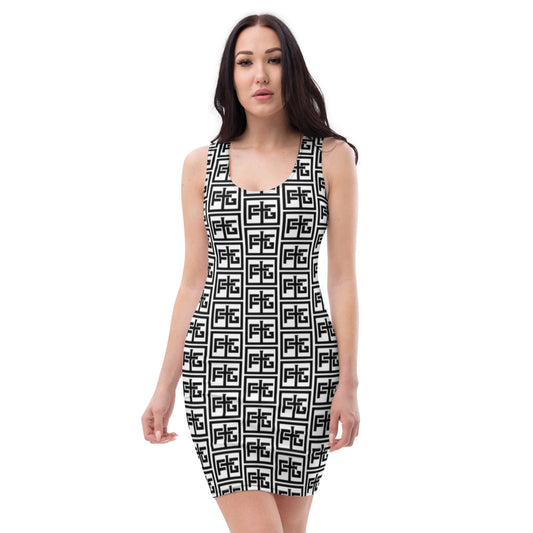 Forged Logo Dress