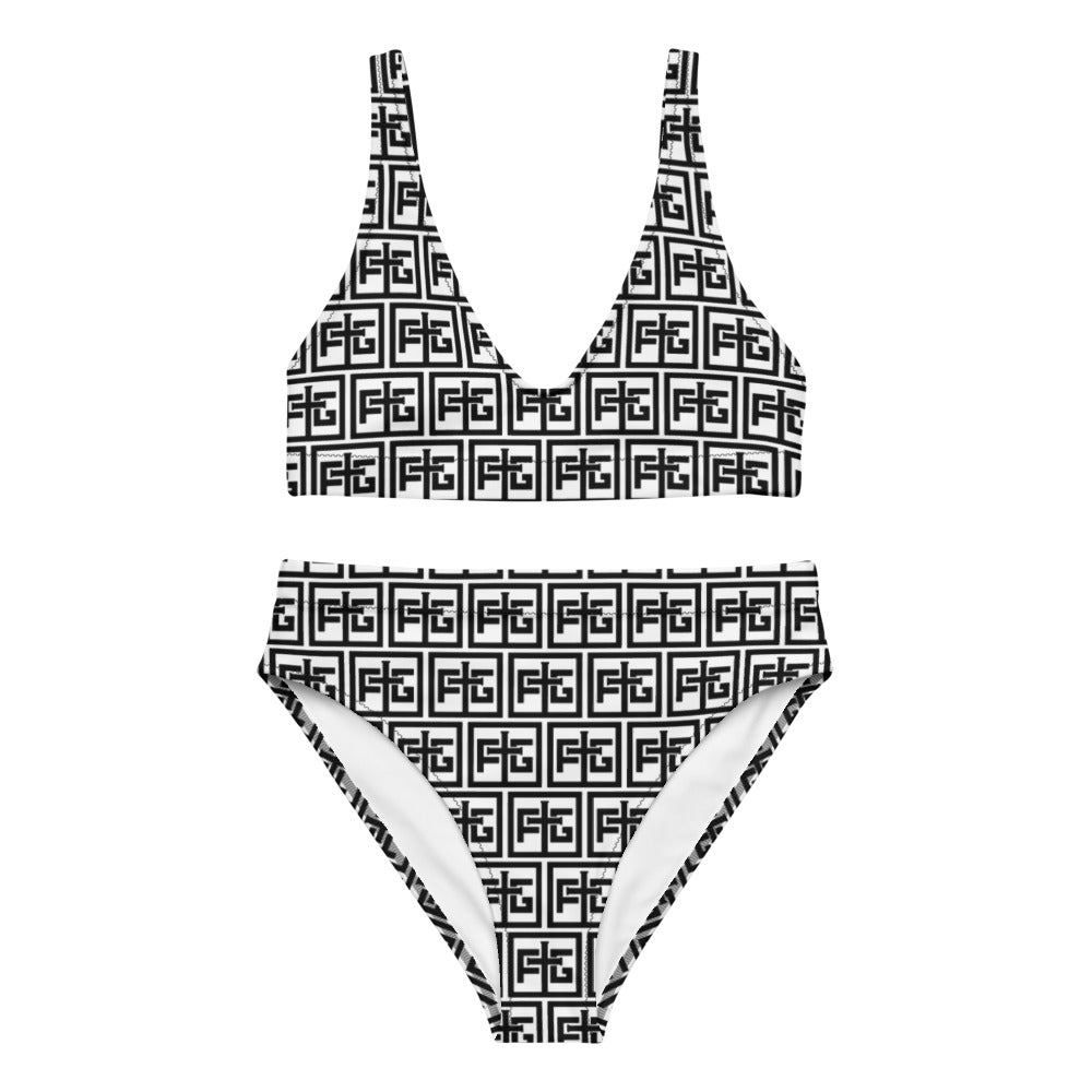 Forged high-waisted bikini