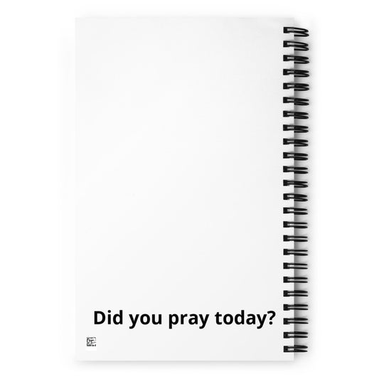 Signature Forged by God Spiral notebook