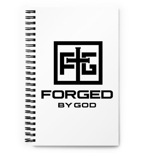 Signature Forged by God Spiral notebook